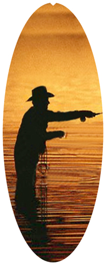 DNSA18-321-BZ Gone Fishing (Man) Bronze